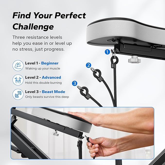 Squat Machine, MERACH R07 2 in 1 Squat Rowing Machine, Easy Setup & Foldable Exercise Equipment, Glute Trainer Machine, Glutes & Leg Home Workout Machine-GravixFit