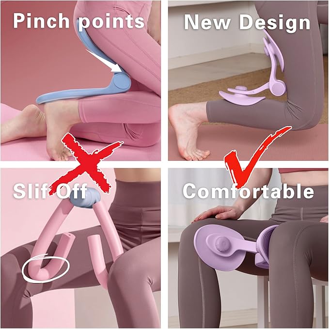 Thigh Trainer - Thigh Exerciser & Toner for Women, Inner Thigh Workout Equipment with 26lbs Resistance, Kegel Exercise Tool for Pelvic Floor & Thigh Tightening (Upgraded)-GravixFit