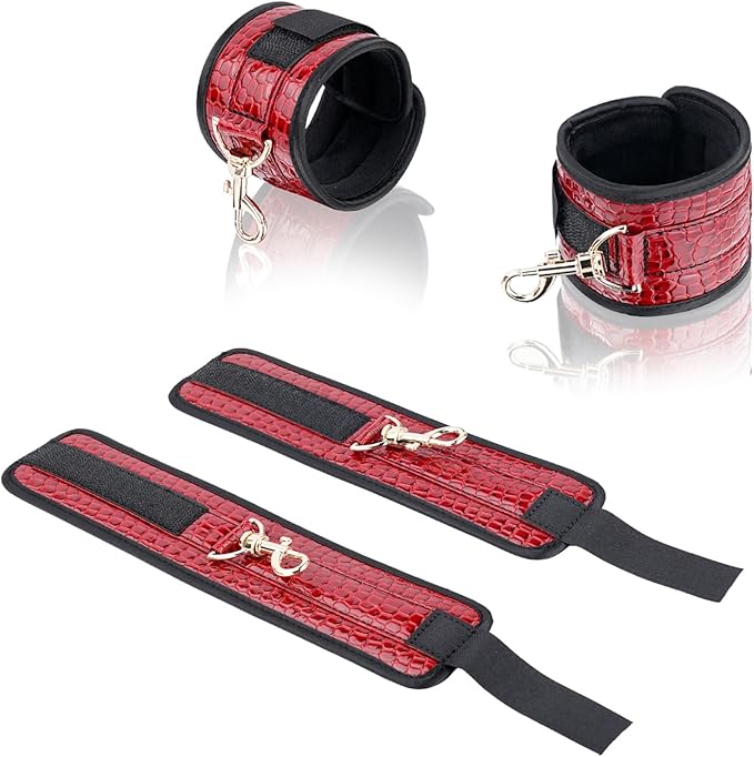 6pcs Black PU Adjustable Straps Sports Training Fitness Gear Home Yoga Set-GravixFit