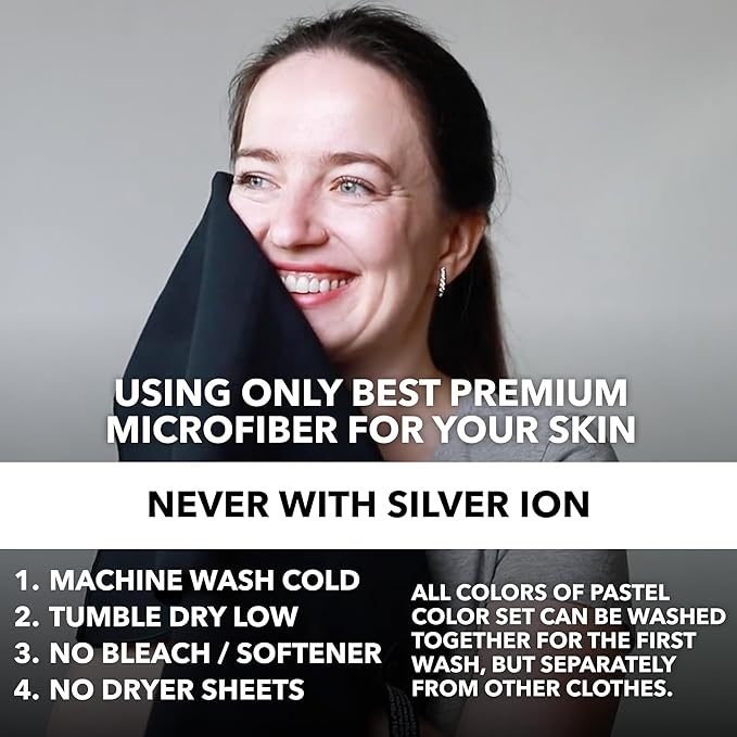 Microfiber Workout Towels - Quick Dry, Highly Absorbing, Odor-Free, for Women & Men - Gym Sweat Sports Towel for Hot Yoga, Tennis, Running, Exercise, Working Out, Camping, Set of 5 Pastel-GravixFit