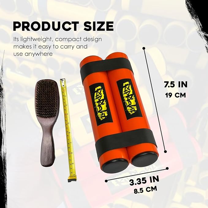 RipStick, Workout Equipment for Joint Rehab, Shoulder and Resistance Training, Muscle Building and Core Workout Equipment with 6 Adjustable Resistance Bands-GravixFit