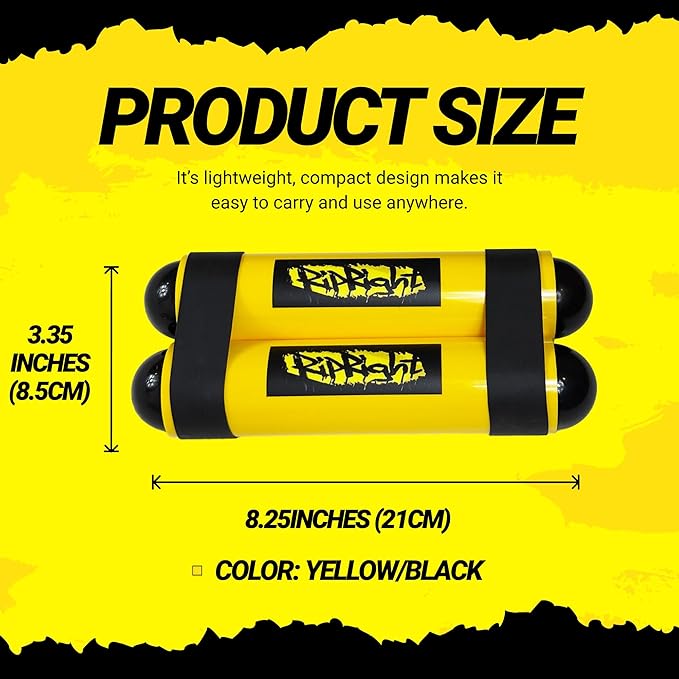 Premium RipStick Pillz, Workout Equipment for Joint Rehab, Shoulder Strength, Resistance Training, and Muscle Building, with 6 Adjustable Resistance Bands-GravixFit