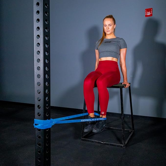 SERIOUS STEEL FITNESS Assisted 41" Pull-Up Band, Resistance & Stretch, Powerlifting & Pull-up Assist Loop (Single Band)-GravixFit