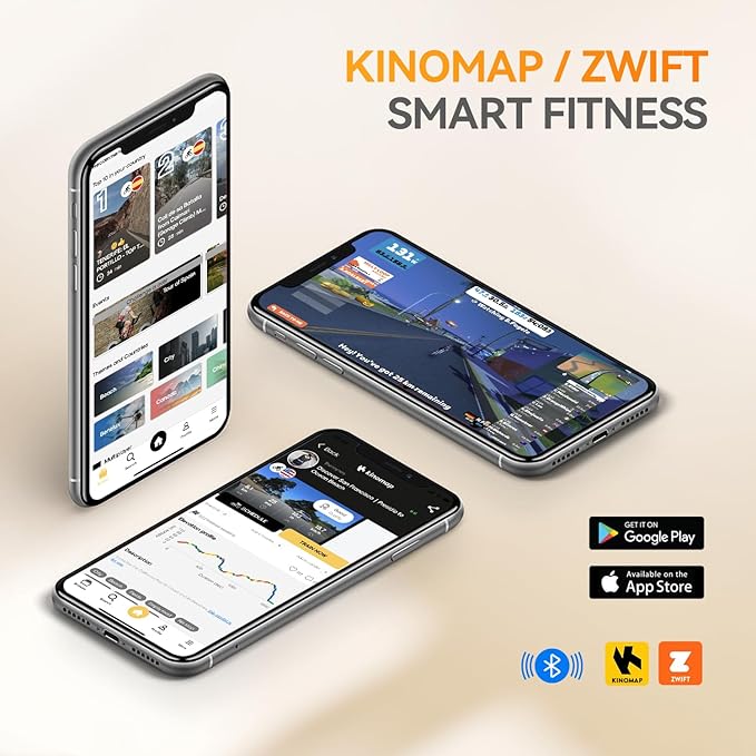 POOBOO Exercise Bike, Stationary Bike for Home Gym, Indoor Cycling Bike w/Comfortable Seat Cushion & Tablet Mount, Silent Belt Drive Indoor Bike for Cardio Workout-GravixFit