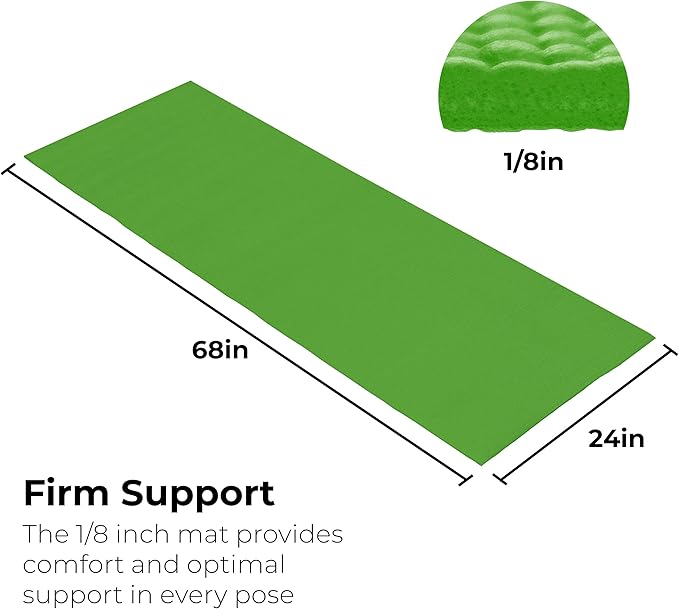 Hello Fit 10-Pack Yoga Mat, 68" x 24" Non Slip Exercise Mat, 4mm Thick Gym Mat for Fitness and Stretching, Bulk Non Toxic Yoga Mats for Schools and Studios-GravixFit