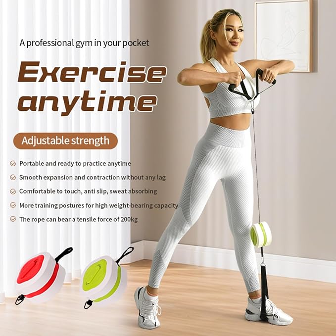 Adjustable Resistance Fitness Pump 3 Speed, Home Comprehensive Training Equipment, Tension Pump, Arm Strength Device Duitable for Home Fitness-GravixFit