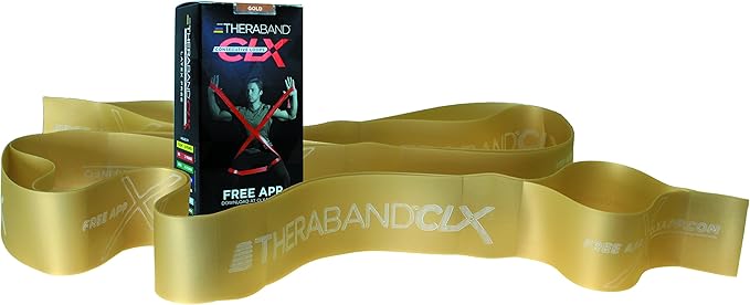 THERABAND CLX Resistance Band with Loops-GravixFit