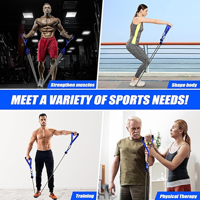 Heavy Resistance Bands for Working Out, 350lbs/450lbs Exercise Bands with Handles, Workout Bands Set for Men, Fitness Weight Bands for Muscle Strength Training, Stretching, Slim, Home Gym Equipment-GravixFit