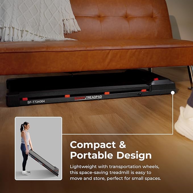 Sunny Health & Fitness Smart Wi-Fi Treadmills-GravixFit