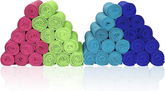 Cooling Towels 40 Pack 40"x 12", 160gsm Bulk Cool Towels, Soft Breathable, Super Absorbent, Quick Cold Towel, for Bowling, Yoga, Travel, Camping, Golf, Football, Hiking, Outdoor Work-GravixFit