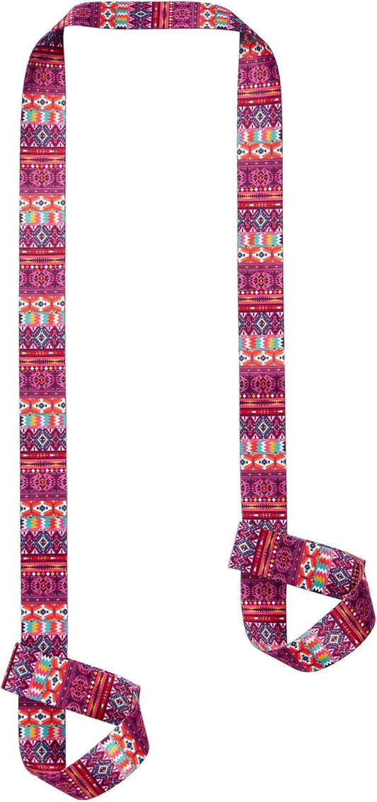 ZOOEASS Yoga Mat Strap, Adjustable Durable Yoga Mat Carrier & Stretching Strap, Multiple Color Choices-GravixFit