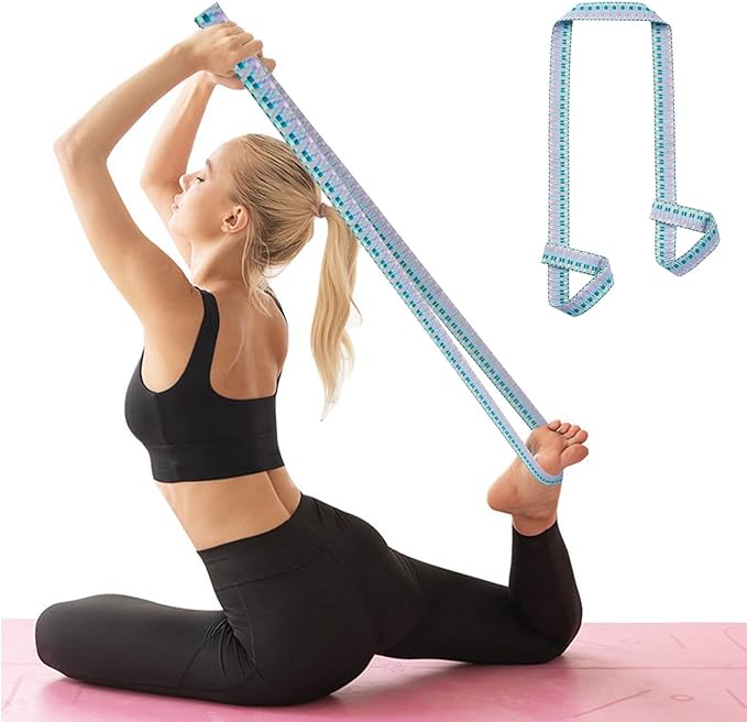 ZOOEASS Yoga Mat Strap, Adjustable Durable Yoga Mat Carrier & Stretching Strap, Multiple Color Choices-GravixFit