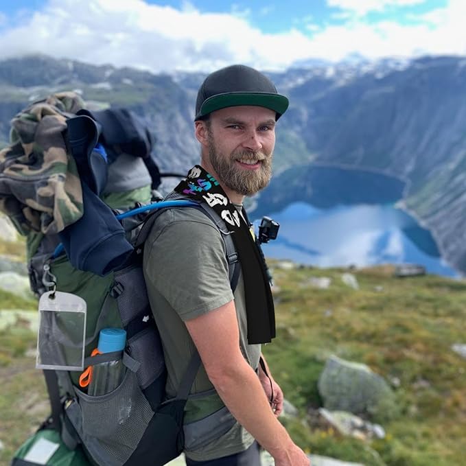 Custom 1-100PCS Cooling Sports Towel, Personalized Photo Logo Soft Cold Exercise Towel for Neck and Face Customized Quick-Drying Cooling Wrap Fitness Workout Sweat Towel 12"x40" (50)-GravixFit