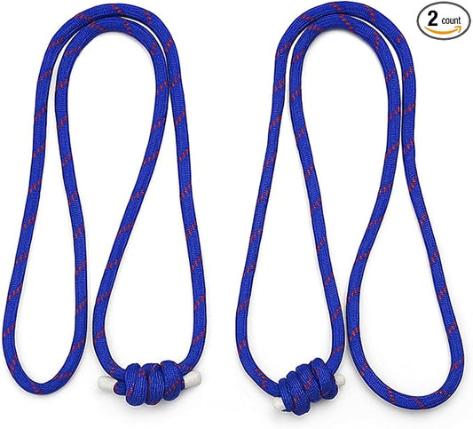 Yogikuti Iyengar Yoga Wall Rope Pair Premium Quality Cotton & Polyester Ropes for Restorative & Anti-Gravity Poses-GravixFit