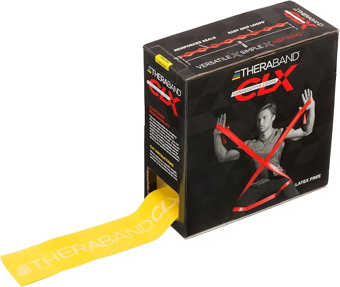 THERABAND CLX Resistance Band with Loops-GravixFit