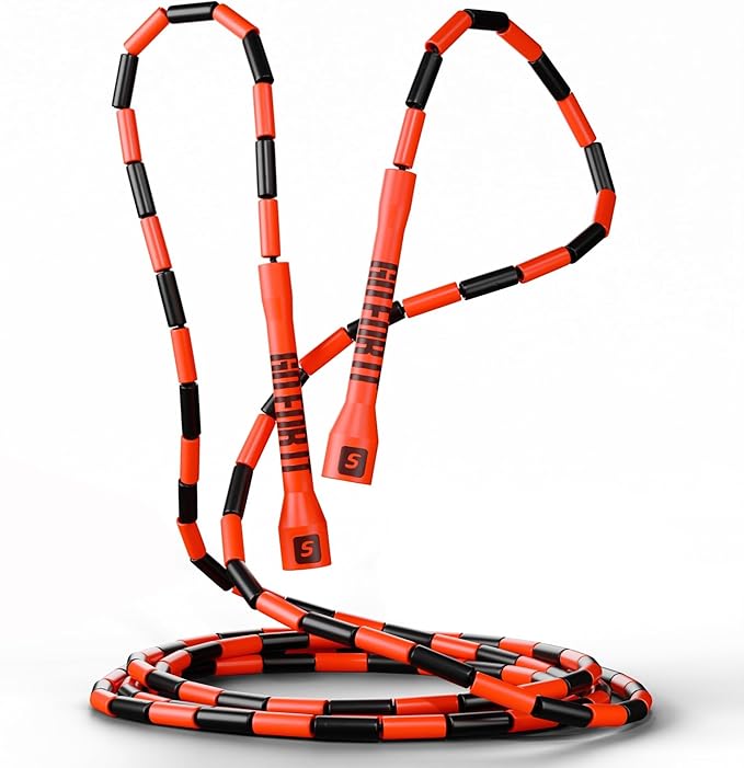 Sportbit Elite Beaded Jump Rope - Adjustable Speed Rope for Fitness, CrossFit, Boxing - Tangle-Free, Lightweight-GravixFit