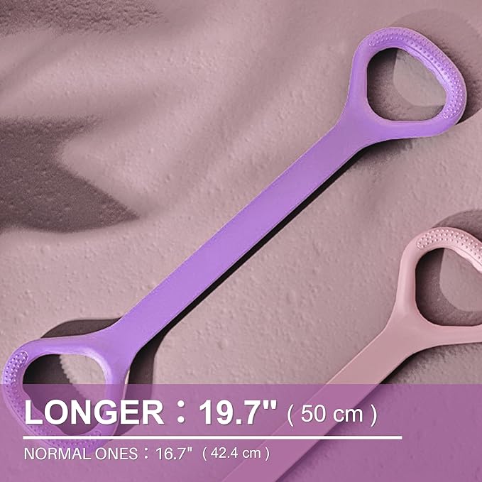 LEZER Figure 8 Resistance Band, Fitness Elastic Rope, Execrise Workout for Arm, Back, Chest and Shoulder, Yoga, Pilates, Stretching, Physical Therapy Equipment-GravixFit