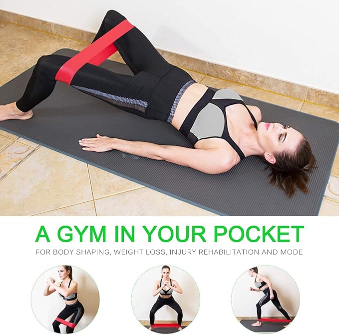 Resistance Bands Set, Workout Bands with Handles, Door Anchor, Ankle Straps and Carry Bag, Exercise Bands for Shape Body and Home Workouts-GravixFit