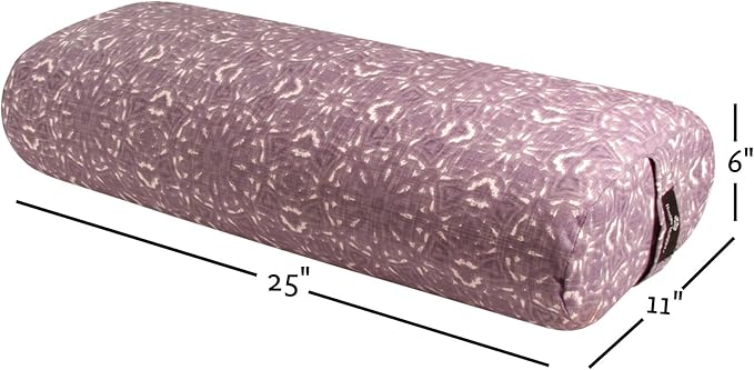 Hugger Mugger Standard Yoga Bolster - Firm, Supportive, Handmade, Durable-GravixFit