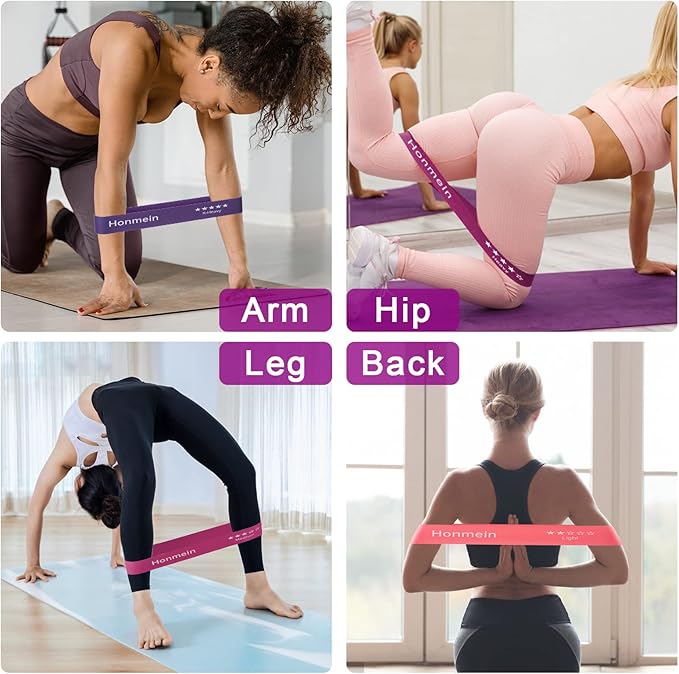 Resistance Bands for Working Out, Exercise Bands with 5 Resistance Levels Fit for Home Fitness, Strength Training, Natural Latex Resistance Band Include Instruction Guide and Carry Bag-GravixFit