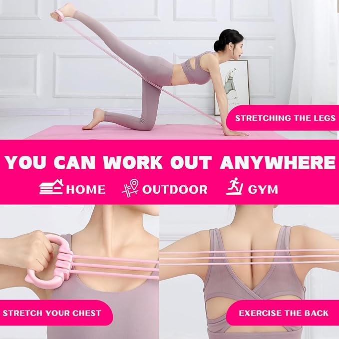 Resistance Bands with Handles, Single Resistance Bands, Exercise Bands with Comfortable Handles, Resistance Training, Physical Therapy, Home Workouts, Fitness, Pilates-GravixFit