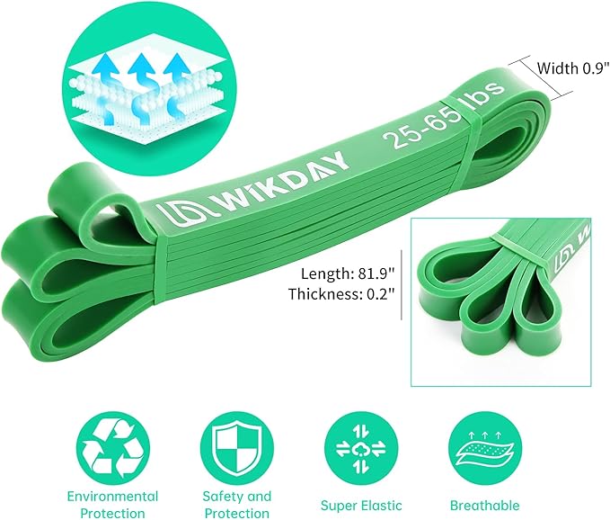 Resistance Bands for Working Out, Exercise Bands, Workout Bands, Pull Up Assistance Bands for Body Stretching Training Physical Therapy Muscle Training for Men & Women-GravixFit