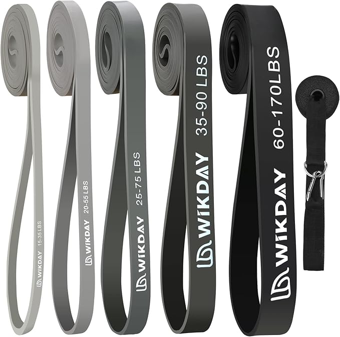 Resistance Bands for Working Out, Exercise Bands, Workout Bands, Pull Up Assistance Bands for Body Stretching Training Physical Therapy Muscle Training for Men & Women-GravixFit