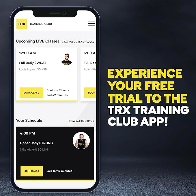 TRX Training RIP Trainer Basic Kit, Essential for Strengthening the Core-GravixFit