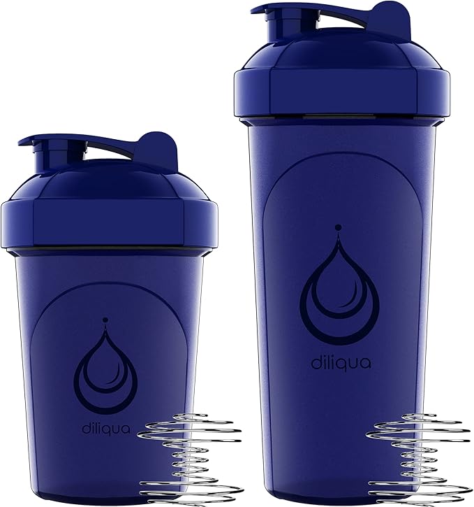 10 PACK- Shaker Bottles with Wire Whisks for Protein Mixes | Leakproof Blender Shaker Bottle Pack | BPA-Free & Dishwasher Safe | Large 28oz & Small 20oz shaker bottle | Shaker Cups for shakes-GravixFit