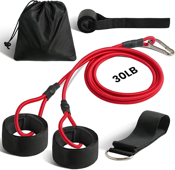 Baseball Pitching Resistance Bands - 15/30 Lb Softball Pitching Trainer, Resistance Bands for Arm Strength, Ideal for Training, Warm-Ups & Beginner Learning-GravixFit