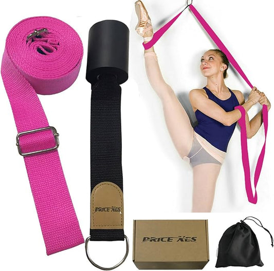 Door Flexibility & Stretching Leg Strap - Great for Ballet Cheer Dance Gymnastics or ANY Sport Leg Stretcher Door Flexibility Trainer Premium stretching equipment-GravixFit