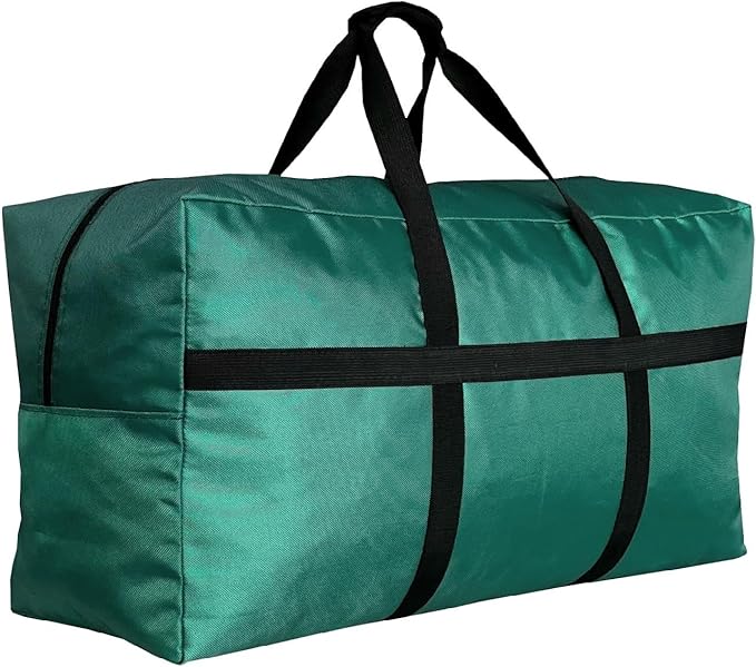 Extra Large Duffle Bag for Travel, Big Foldable Storage Bag - Green-GravixFit
