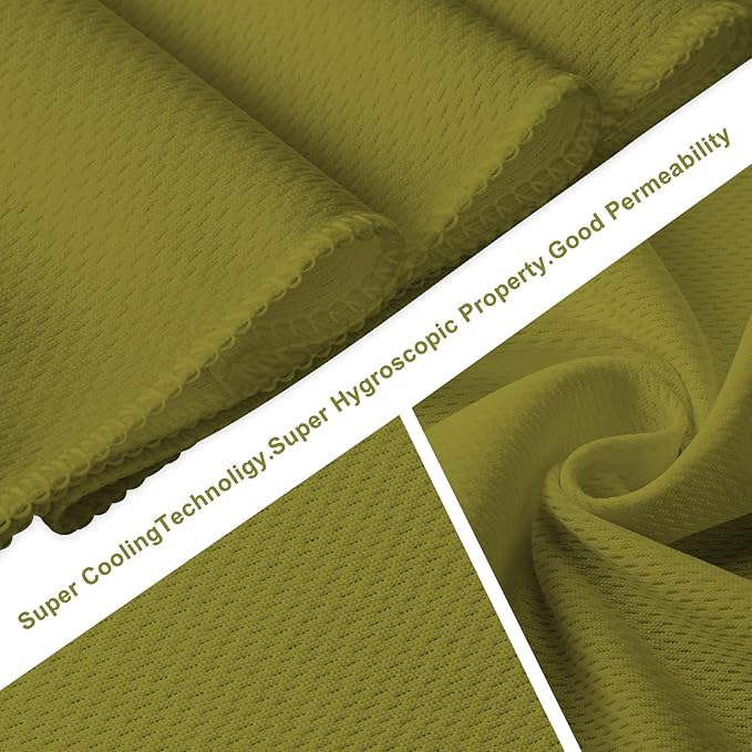 Honoson Cooling Towel Bulk - Neck & Face Cool Chilly Towels Microfiber Breathable Sport Sweat Rag for Gym, Yoga, Travel, Camping, Running, Outdoor-GravixFit