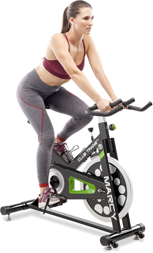 MARCY Club Revolution Bike Cycle Trainer for Cardio Exercise XJ-3220 Black-GravixFit