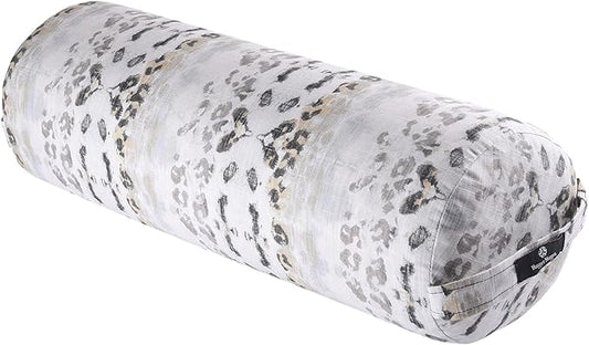Hugger Mugger Round Yoga Bolster - Firm Round Shape, Higher Profile, Great Under Knees, Soft Support, Handmade in The USA-GravixFit