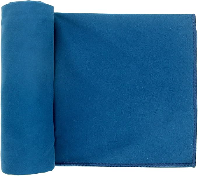 Eunzel 2 Pack Hot Yoga Towel Non Slip Yoga Mat Towel Non-Slip Sweat Absorbent Microfiber Towel for Hot Yoga, Pilates and Workout 72" x 26.5", Navy-GravixFit