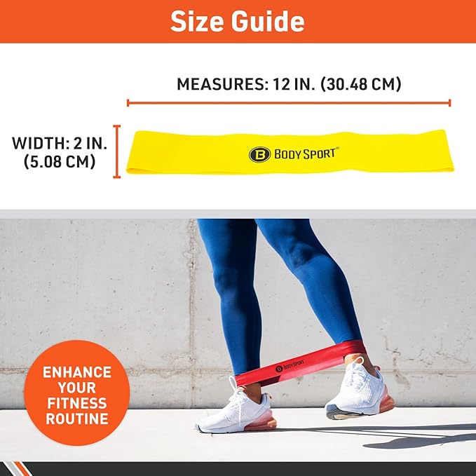 Body Sport Loop Resistance Bands-GravixFit