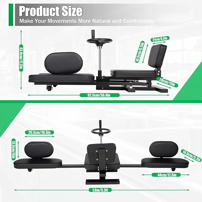 180° Stretch Leg Stretcher Split Machine, Split Machine for Flexibility, Hip Stretching Machines, for Yoga, Dance, and Martial Arts Enthusiasts, 220Lbs Load-Bearing Capacity-GravixFit