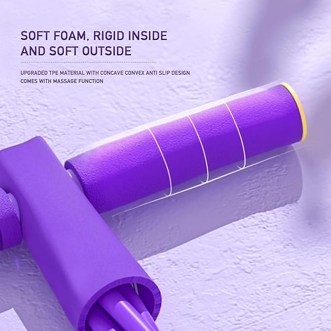 6 Tube Pedal Ankle Puller with 8 Shape Resistance Band, Fitness Resistance Bands for Women, Exercise Bands with Handles, Workout Bands for Abdomen, Waist, Leg, Hip-GravixFit