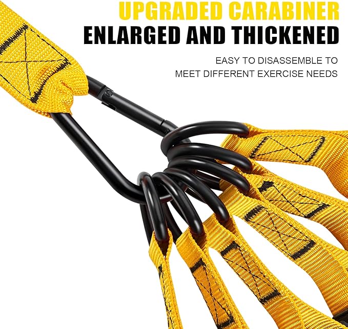 Heavy Resistance Bands for Working Out, 350lbs/450lbs Exercise Bands with Handles, Workout Bands Set for Men, Fitness Weight Bands for Muscle Strength Training, Stretching, Slim, Home Gym Equipment-GravixFit