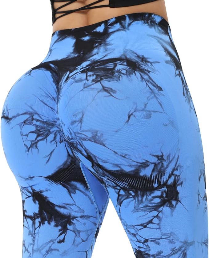 DIBAOLONG Womens High Waist Yoga Pants Cutout Ripped Tummy Control Workout Running Yoga Skinny Leggings-GravixFit