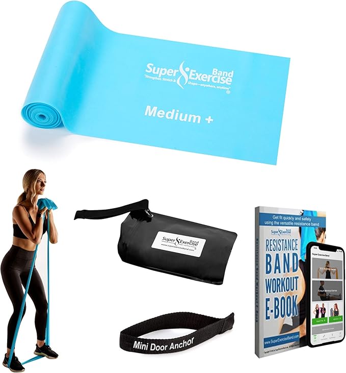 7Ft Long Resistance Bands for Stretching - Resistance Bands Set with Door Anchor - Exercise Bands Including Carry Pouch, E-Book & App - Latex-Free Workout Bands-GravixFit