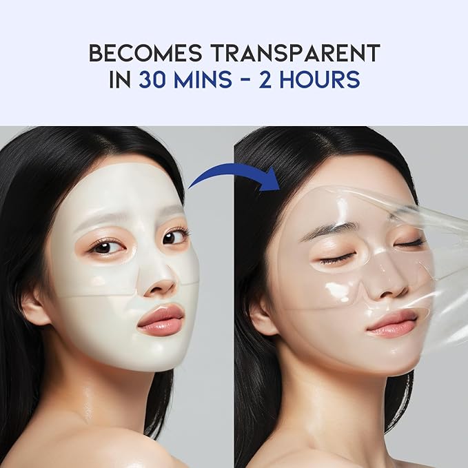 #OOTD Collagen, Hyaluronic Acid & Peptides for Elasticity, Hydration, and Firming. Lifting Hydrogel Sheet Mask - Face Mask (5pcs)-GravixFit