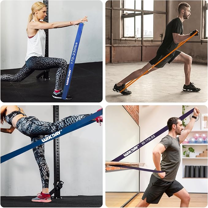 Resistance Bands for Working Out, Exercise Bands, Workout Bands, Pull Up Assistance Bands for Body Stretching Training Physical Therapy Muscle Training for Men & Women-GravixFit