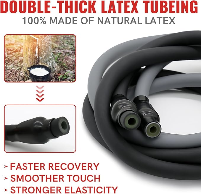 Aihoye Resistance Bands for Working Out, Exercise Bands with Handles, Stretch Bands for Exercise, Workout Bands with Door Anchors for Physical Therapy & Strength Training-GravixFit