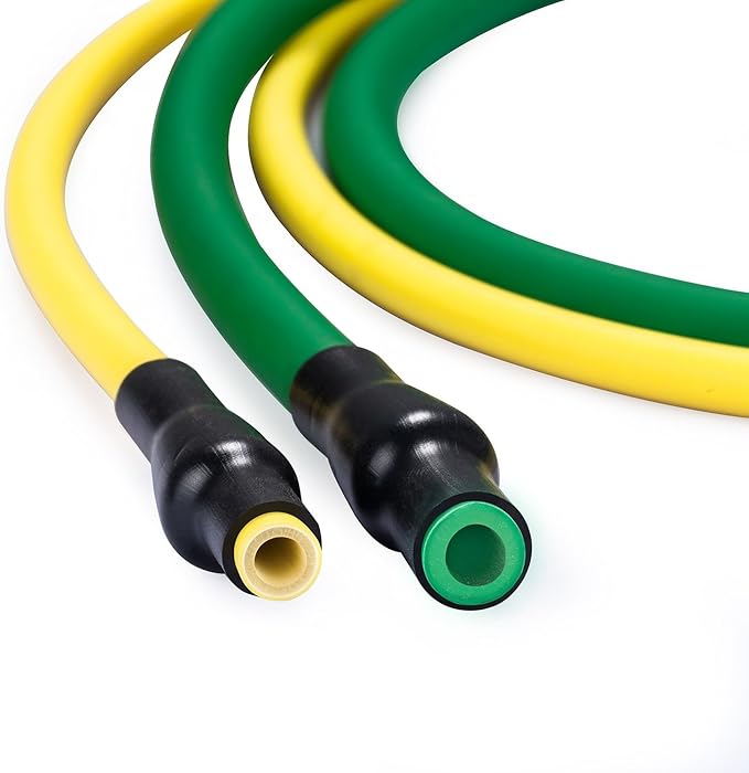 Fit Simplify Resistance Tube Bands 12 Piece Set with Instruction Booklet-GravixFit