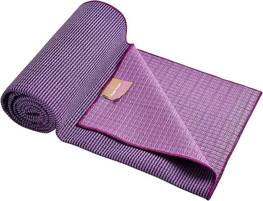 Hugger Mugger Yoga Towel - Ultraviolet - Soft, Absorbent, Fast Drying, Non-Slip Backing, use by iteself or Over a Yoga mat, hot Yoga, Helps with Slippery Hands and feet-GravixFit