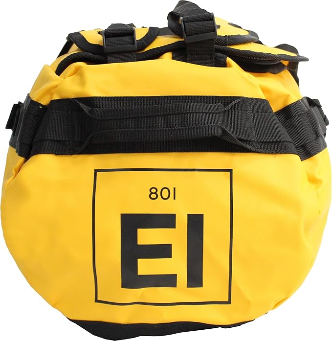 Element Equipment Trailhead Duffel Bag Shoulder Straps Waterproof Yellow Small-GravixFit