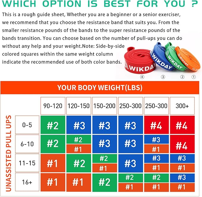 Resistance Bands for Working Out, Exercise Bands, Workout Bands, Pull Up Assistance Bands for Body Stretching Training Physical Therapy Muscle Training for Men & Women-GravixFit