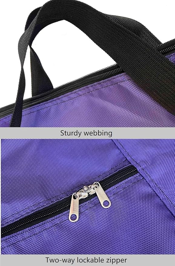 Extra Large Storage Duffle Bag with Zippers and Handles, Big Foldable Duffle Bag for Travel-GravixFit